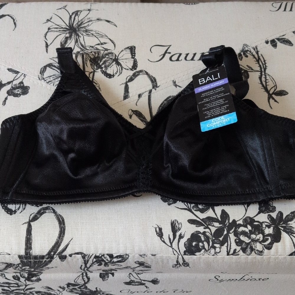 Bali Classic Support Black Bra